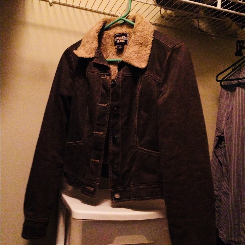 Cropped winter coat